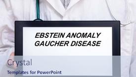  Presentation with disease - Presentation design enhanced with gaucher-disease-doctor-with-rare background and a sky blue colored foreground