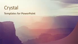  Presentation with mountain - Cool new PPT layouts with gauze - mountain silhouette backdrop and a cream colored foreground