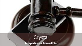  Presentation with gavel - Theme consisting of gavel-and-smartphone-isolated background and a tawny brown colored foreground