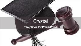  Presentation with law medical gavel and stethoscope - Slide set with gavel are isolated for law background and a dark gray colored foreground