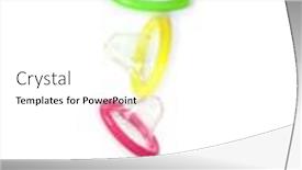  Presentation with condoms - Presentation theme having gay condoms background and a white colored foreground