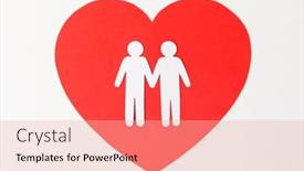  Presentation with gay pride - PPT layouts featuring gay-pride-homosexual-relationship-valentines background and a lemonade colored foreground