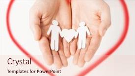  Presentation with family gay - PPT theme with gay rights - family love and happiness concept background and a lemonade colored foreground