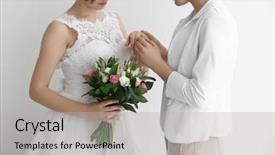  Presentation with married couple - PPT layouts having gay wedding concept happy married background and a light gray colored foreground