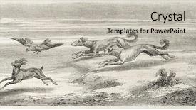  Presentation with kurdish - PPT theme with gazelle hunting in great salt background and a  colored foreground