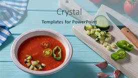  Presentation with light blue - Cool new theme with gazpacho-andaluz-is-an-andalusian backdrop and a light blue colored foreground