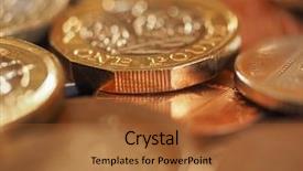  Presentation with united kingdom - Beautiful PPT theme featuring gbp currency of united kingdom backdrop and a red colored foreground