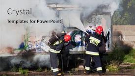  Presentation with fire fighting - 