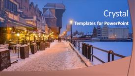  Presentation with historical architecture - Cool new PPT layouts with gdansk-poland-february-8-2017 backdrop and a  colored foreground
