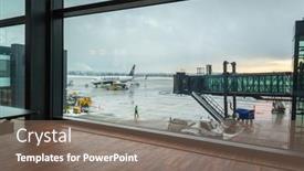  Presentation with ryanair - Amazing presentation design having gdansk-poland-january-19-2018 backdrop and a violet colored foreground