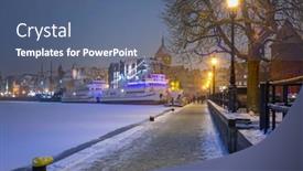  Presentation with winter river - 