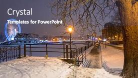  Presentation with winter river - 