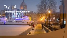  Presentation with winter river - 