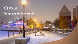  Presentation with winter river - 