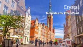  Presentation with baroque - Amazing theme having gdansk-poland-may-11-2015 backdrop and a  colored foreground