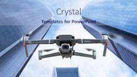  Presentation with camera drone - Audience pleasing slide set consisting of gdansk-poland-november-14-2020 backdrop and a  colored foreground