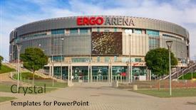  Presentation with capacity building - PPT theme having gdansk-poland-november-5-2014 background and a coral colored foreground