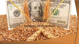  Presentation with gdp - Beautiful slides featuring gdp - agricultural income concept backdrop and a coral colored foreground