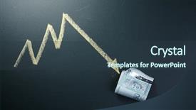  Presentation with malaysia hibiscus - Slide deck with gdp - weaken of the malaysia currency background and a tawny brown colored foreground