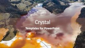  Presentation with abandoned - Beautiful theme featuring geamana near rosia montana romania backdrop and a  colored foreground