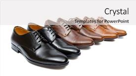  Presentation with shoes - Colorful slide set enhanced with gear cutting - selection of shoes isolated backdrop and a white colored foreground