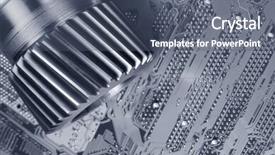  Presentation with calibrated - Cool new slide set with  backdrop and a  colored foreground