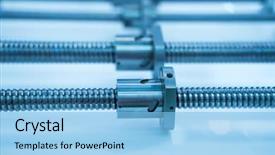  Presentation with energy - Theme featuring gear wheel transmits energy flat background and a light blue colored foreground