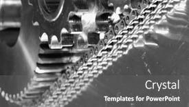  Presentation with chain - Cool new theme with gears-and-pinions-powerd backdrop and a gray colored foreground