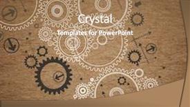  Presentation with old compass antique paper - Presentation theme consisting of egg balancing on two interlocking forks with reflection on a shiny surface background and a dark gray colored foreground