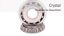  Presentation with worm - Audience pleasing PPT layouts consisting of gears chains cogs teeth spline backdrop and a white colored foreground