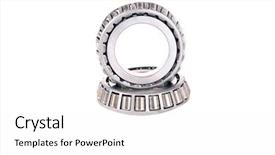  Presentation with worm - Slide deck featuring tulips tulip cultivation in a nursery nature background and a tawny brown colored foreground