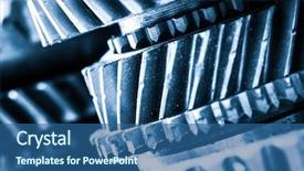  Presentation with heavy industry - Audience pleasing theme consisting of gears grunge cogwheels real engine elements close-up heavy industry concepts of teamwork construction connect backdrop and a ocean colored foreground