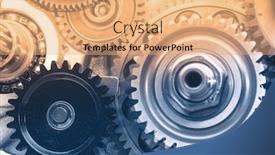  Presentation with shiny - Beautiful theme featuring gears-industrial-background-with-warm backdrop and a coral colored foreground