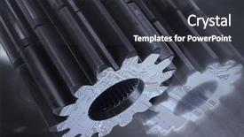  Presentation with gears - Cool new presentation with gears with a circuitboard idea backdrop and a dark gray colored foreground