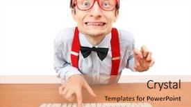  Presentation with funny - Slides with regards to airborne pollution background and a  colored foreground.