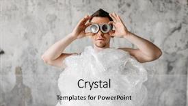  Presentation with wearing swimming goggles and cap - Cool new theme with geek - mad freak man weared backdrop and a light gray colored foreground