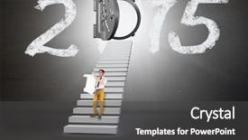  Presentation with page curlvtrasition - Amazing theme having geeks paper - geeky businessman reading large page backdrop and a  colored foreground