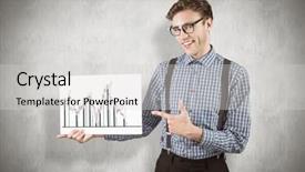  Presentation with medical index card - Amazing PPT theme having geeks paper - geeky hipster showing a card backdrop and a light gray colored foreground