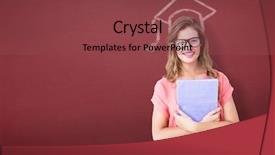  Presentation with pretty japanese - Slide deck enhanced with geeks paper - pretty geeky hipster holding notepad background and a  colored foreground