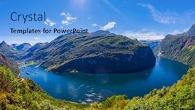  Presentation with beautiful nature - PPT layouts featuring geiranger-fjord-beautiful-nature-norway background and a light blue colored foreground