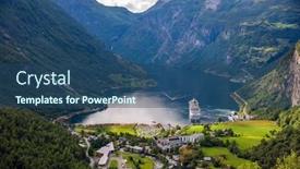  Presentation with beautiful nature - Theme enhanced with geiranger-fjord-beautiful-nature-norway background and a ocean colored foreground