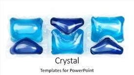  Presentation with laundry detergent - Slide deck enhanced with gel capsules with laundry detergent background and a white colored foreground