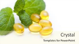  Presentation with capsules - Slide deck having advanced technology innovation development evolution background and a ocean colored foreground