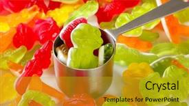  Presentation with shape - Presentation enhanced with the shape of animal background and a gold colored foreground