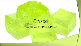  Presentation with peach jam or jelly - Audience pleasing slide deck consisting of gello - tasty jelly cubes isolated backdrop and a yellow colored foreground