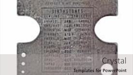  Presentation with diamond - Presentation design having gem diamond in the vintage background and a light gray colored foreground