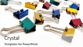  Presentation with handicraft embroidery design - Colorful presentation theme enhanced with gems clip - much binders image for office backdrop and a white colored foreground