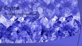  Presentation with sapphire - Slide deck with gemstones - macro photo of blue sapphire background and a light blue colored foreground