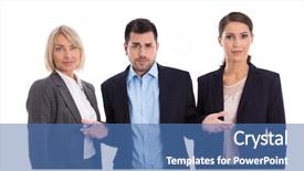  Presentation with gender equality - Slide set featuring gender equality concept team background and a teal colored foreground