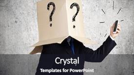  Presentation with box carton - Presentation design featuring gender identity - businessman using mobile phone wearing background and a wine colored foreground